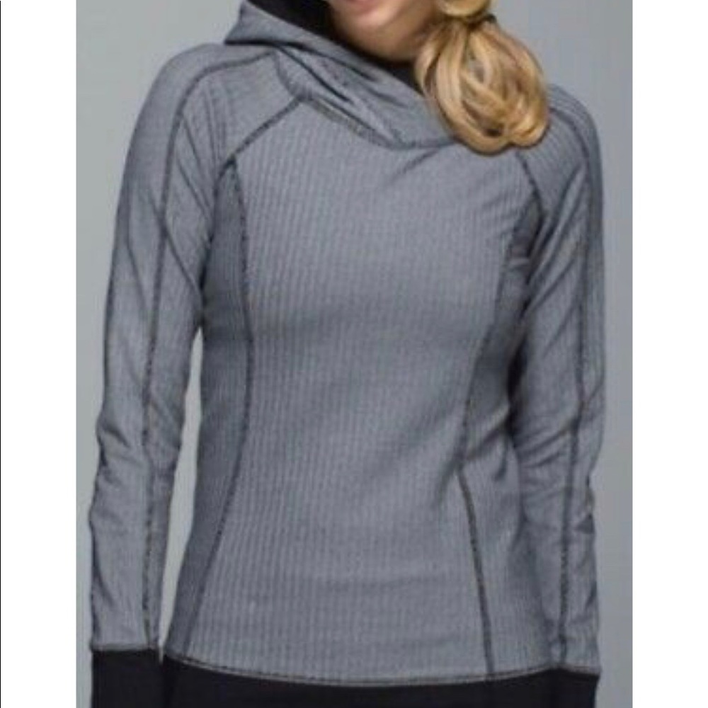 Lululemon think fast herringbone hoodie